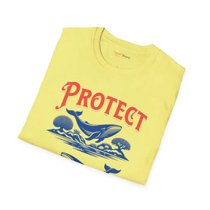 Ocean Unisex Softstyle Tee - Protect Marine Life - Dipaliz - T-shirts