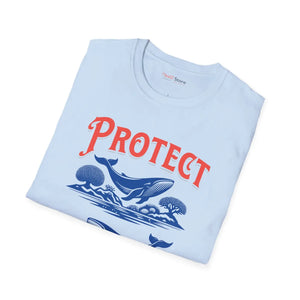 Ocean Unisex Softstyle Tee - Protect Marine Life - Dipaliz - T-shirts
