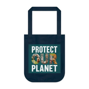 Canvas Tote Bag - Sustainable Style Eco Fashion - Dipaliz - one Size / Navy - Bags