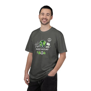 Protect our Planet Eco T-shirt, Renewable Energy & Recycling Graphic