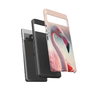Pink Flamingo Style Samsung Galaxy Phone Case - Dipaliz - Mobile Cases