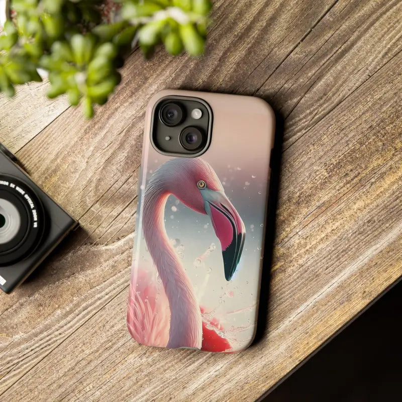 Bold Pink Flamingo Style Cases for Iphone Galaxy & Pixel - Phone Case