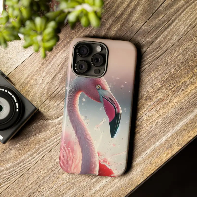 Bold Pink Flamingo Style Cases for Iphone Galaxy & Pixel - Phone Case