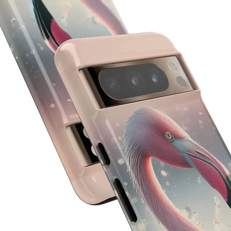 Bold Pink Flamingo Style Cases for Iphone Galaxy & Pixel - Phone Case