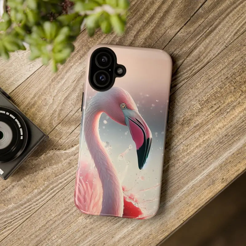 Bold Pink Flamingo Style Cases for Iphone Galaxy & Pixel - Phone Case