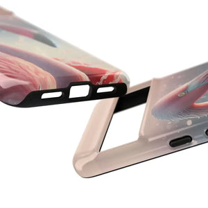 Pink Flamingo Style Samsung Galaxy Phone Case - Dipaliz - Mobile Cases