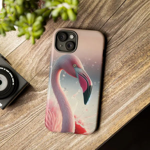 Pink Flamingo Style Samsung Galaxy Phone Case - Dipaliz - Mobile Cases