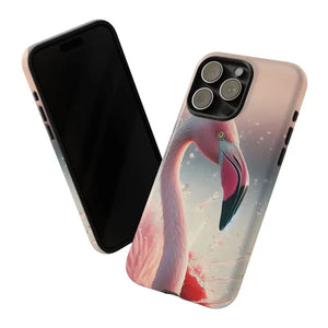 Pink Flamingo Style Samsung Galaxy Phone Case - Dipaliz - Mobile Cases