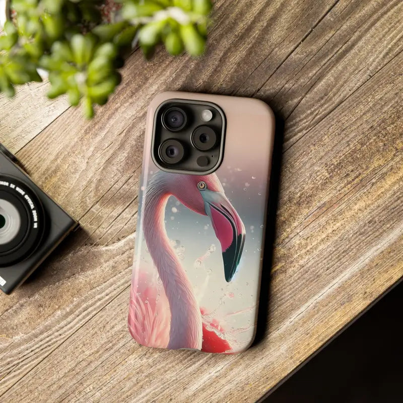 Bold Pink Flamingo Style Cases for Iphone Galaxy & Pixel - Phone Case