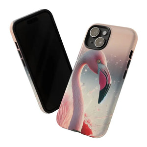 Pink Flamingo Style Samsung Galaxy Phone Case - Dipaliz - Mobile Cases
