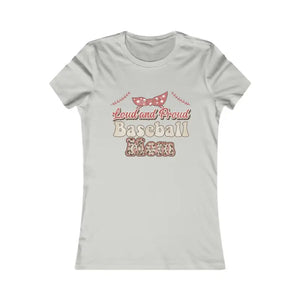 Proud Baseball Mama Tee - Loud and Style - Dipaliz - m / Silver - T-shirts