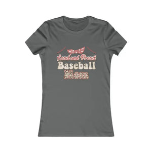 Proud Baseball Mama Tee - Loud and Style - Dipaliz - s / Asphalt - T-shirts