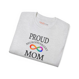 Soft Cotton Proud Neurodivergent Mom T-shirt - Eco-friendly Gift - Dipaliz - T-shirts - 5xl
