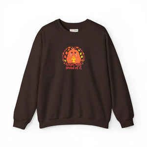 Pumpkin Cat ?Basic and Proud of It’ Crewneck Sweatshirt - Sweatshirts