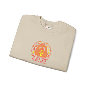 Pumpkin Cat ?Basic and Proud of It’ Crewneck Sweatshirt - Sweatshirts