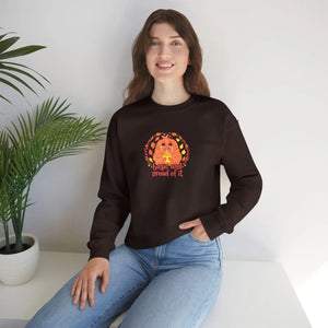 Pumpkin Cat ?Basic and Proud of It’ Crewneck Sweatshirt - Sweatshirts