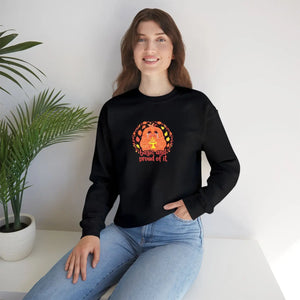 Pumpkin Cat ?Basic and Proud of It’ Crewneck Sweatshirt - Sweatshirts