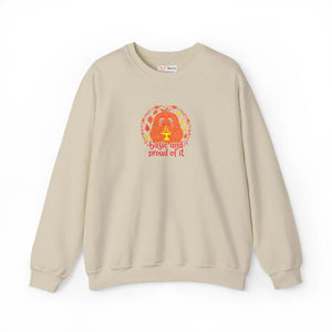 Pumpkin Cat ?Basic and Proud of It’ Crewneck Sweatshirt - Sweatshirts