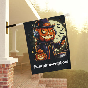 Jack-o’-lantern House Banner – Poly Poplin - Dipaliz - Flags & Windsocks