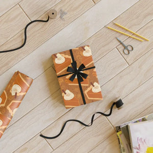 Wrapping Paper Satin Finish Crisp Folds Autumn Pie - Dipaliz