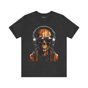 Pumpkin Skull Unisex Jersey Short Sleeve Tee - Dipaliz - T-shirts