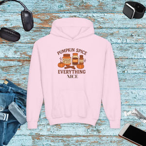 Cozy Fall Sweatshirt - Playful Pumpkin Spice Kids Zip Up - Dipaliz - s / Light Pink - Sweatshirts