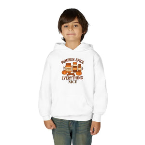 Cozy Fall Sweatshirt - Playful Pumpkin Spice Kids Zip Up - Dipaliz - Sweatshirts