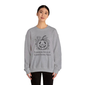 Cozy Pumpkin Spice Crewneck Sweatshirt - Heavy Blend - Dipaliz - Sweatshirts