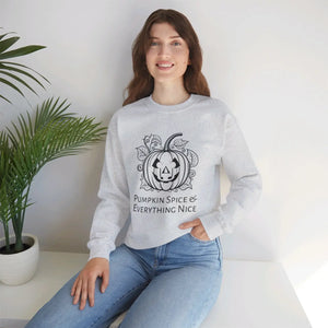 Cozy Pumpkin Spice Crewneck Sweatshirt - Heavy Blend - Dipaliz - Sweatshirts