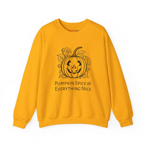 Cozy Pumpkin Spice Crewneck Sweatshirt - Heavy Blend - Dipaliz - Sweatshirts