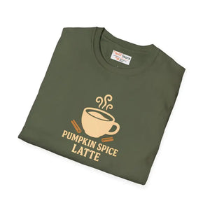 Pumpkin Spice Latte Cozy Fall Tee Burnt Orange - Dipaliz - T-shirts