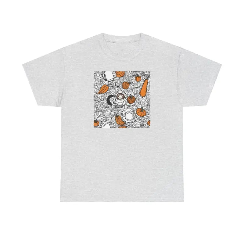 Pumpkin Spice Latte Deluxe Tee - Smooth Comfort Vivid Prints - T-shirt