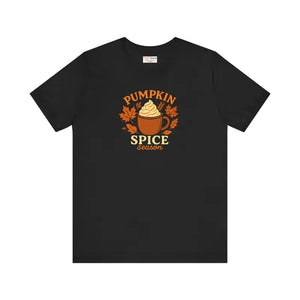 Pumpkin Spice Season Tee - Cozy Fall Vibes Unisex - Dipaliz - Black / Xs - T-shirts