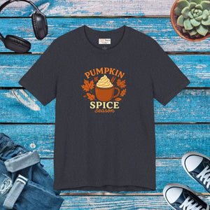 Pumpkin Spice Season Tee - Cozy Fall Vibes Unisex - Dipaliz - T-shirts