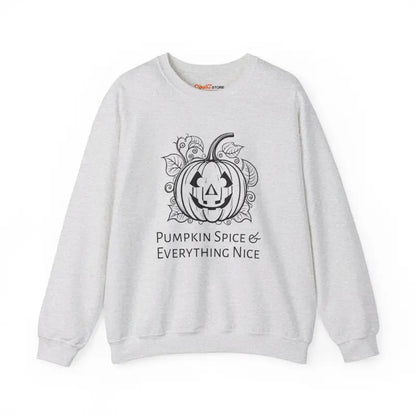 Pumpkin Spice Unisex Heavy Blend Crewneck Sweater Delight - Sweatshirt