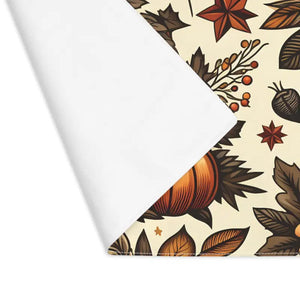 Festive Pumpkins Placemat - Vibrant Thanksgiving Table Decor - Dipaliz - 18’’ × 14’’ - Placemats