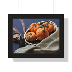 Tray Gallery Canvas Poster Pumpkins in Decor - Dipaliz - 16″ x 12″ / Black - Posters Prints & Visual Artwork