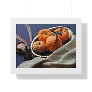 Tray Gallery Canvas Poster Pumpkins in Decor - Dipaliz - 16″ x 12″ / White - Posters Prints & Visual Artwork
