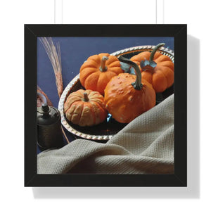 Tray Gallery Canvas Poster Pumpkins in Decor - Dipaliz - 16″ x / Black - Posters Prints & Visual Artwork
