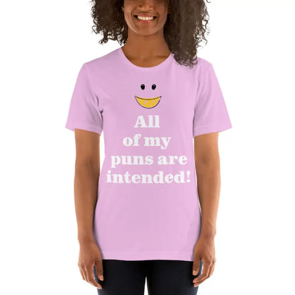 Unisex Tee: Pun Intended Style for the Witty Crowd - Lilac / s T-shirt