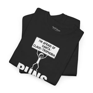 Funny Christmas Tee Claustrophobia Cotton Shirt - Dipaliz - T-shirts