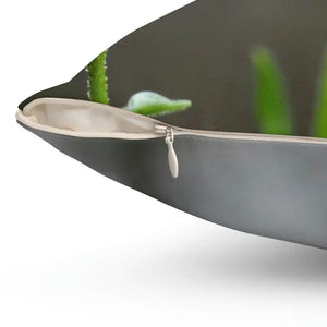 Purple African Daisy Spun Polyester Square Pillow - Dipaliz - Throw Pillows