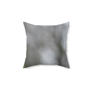 Purple African Daisy Spun Polyester Square Pillow - Dipaliz - Throw Pillows