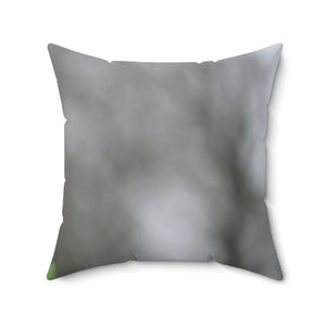 Purple African Daisy Spun Polyester Square Pillow - Dipaliz - Throw Pillows