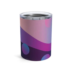 Dazzling Blue Abstract Tumbler - Vibrant Swirl Pattern - Dipaliz - 10oz - Thermoses