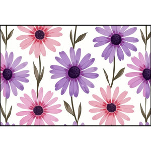 Home Decor - Pink Floral Fabric - Bold Cotton Quilting Material - Dipaliz 54’’ × 36’’