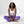 Purple Blue Abstract Pattern Women’s Pajama Pants (aop) - Pajamas