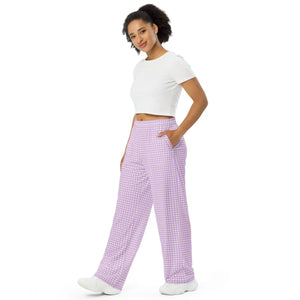 Knit Wide Leg Pants - Relaxed Mid-weight Jersey - Dipaliz