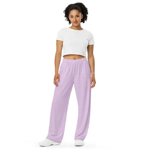 Knit Wide Leg Pants - Relaxed Mid-weight Jersey - Dipaliz