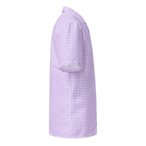 Purple Checkered Shirt - Moisture Wicking Summer - Dipaliz - Shirts - Xs